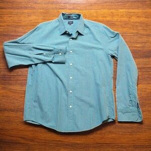 J. Crew Teal Casual Button-Down Shirt